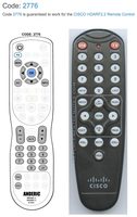 Cisco HDARF2.2 Digital TV Tuner Converter Remote Control