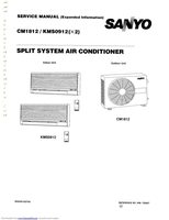 Sanyo KMS0912 Air Conditioner Unit Operating Manual