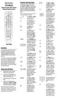 COMCAST DCT3412 Cable Box Operating Manual