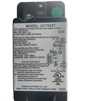 Craftmade UC7224T/CHQ7224T WIRED Ceiling Fan Remote Control