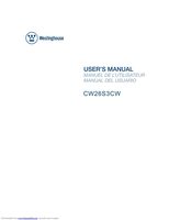 Westinghouse CW26S3CW TV Operating Manual