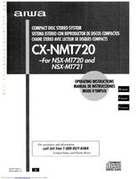 Aiwa CXNMT720 Audio System Operating Manual