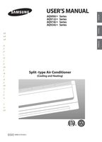 Samsung ARH1410 Air Conditioner Unit Operating Manual