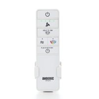 Hampton Bay 2AQZU-18016 4-Speed Smart-Substitute (Anderic RRTR227B) Ceiling Fan Remote Controls