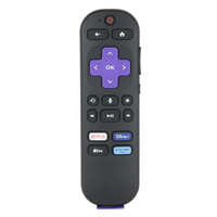 Roku RC-BR2 Universal Roku Streaming TV Remote Control RF | Voice | Netflix | Disney+ | Apple TV+ | Pime Video - 3026000133