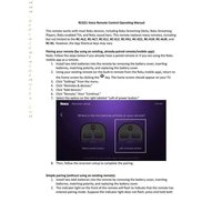 Roku RC-GZ1 Streaming Stick Remote Control | RF | Voice | NETFLIX | Disney+ | Apple TV+ | Roku Channel - 3026000204