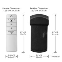 Hampton Bay 76278 Ceiling Fan Remote Control Kit