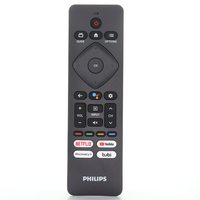 Philips RF439A Google Android TV Remote Control with Voice | Netflix | Youtube | Discovery+ | tubi - URMT26CND005