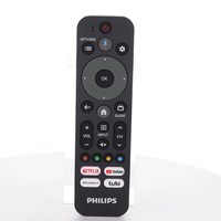 Philips RF553A Google Android TV Remote Control with Voice | Netflix | Youtube | Discovery+ | tubi - URMT26CNDA14
