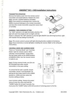 Download Anderic DC1 Reversible with 6 Speeds for Hampton Bay/Monte Carlo Ceiling Fan Remote Control documentation