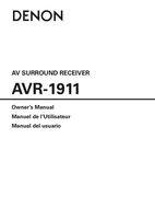 Denon AVR-1911 Audio/Video Receiver Operating Manual