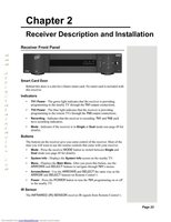 Dish-Network DVR625/DVR522OM Satellite Receiver Operating Manuals Dish-Network DVR625/DVR522OM Satellite Receiver Operating Manuals