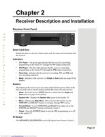 Dish-Network 625 Satellite Receiver Operating Manual