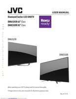 JVC DM65USR TV Operating Manual