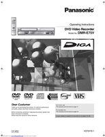 Panasonic DMRE75VP DVD/VCR Combo Player Operating Manual