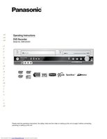 Panasonic DMRES35V TV/DVD Combo Operating Manual