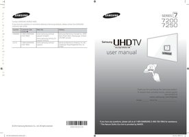 Samsung UN65HU7200FXZA TV Operating Manual