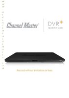 Channel Master CM7500TB1 Digital Video Recorder (DVR) Operating Manual