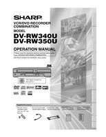 Sharp DVRW340 DVD/VCR Combo Player Operating Manual