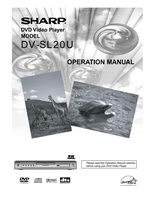 Sharp DVSL20 DVD Player Operating Manual