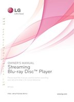 LG BP330 Blu-Ray DVD Player Operating Manual