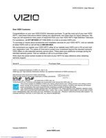 Vizio E322VL TV Operating Manual