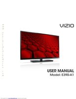 Vizio E390A1 TV Operating Manual
