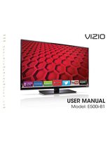 Vizio E500iB1 TV Operating Manual