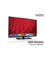 Vizio E500iB1 TV Operating Manual