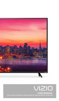 Vizio E43UD2 E48u-D0 E50UD2 TV Operating Manual