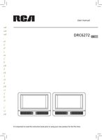 RCA DRC6272 Portable DVD Player Operating Manual