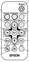 Epson 1266449 Projector Remote Control