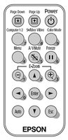 Epson V12H007T13 Remote Controls