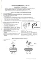 Download Anderic FAN30R for Harbor Breeze Ceiling Fan Receiver documentation