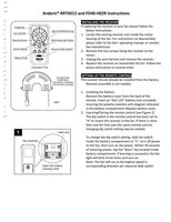 Download Anderic RRTX012/FD40-H02R Ceiling Fan Remote Control Kit documentation