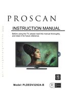 Proscan PLDEDV3292AOM Operating Manuals