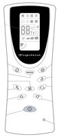 Frigidaire FSC09CM5Jrem Air Conditioner Remote Control