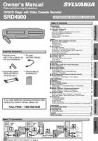 Funai SRD4900 DVD Player Operating Manual