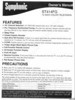Funai ST414FG Consumer Electronics Operating Manual