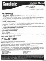 FUNAI ST414FGOM Consumer Electronics Operating Manuals FUNAI ST414FGOM Consumer Electronics Operating Manuals