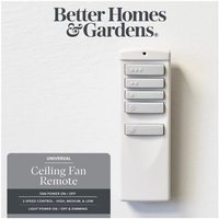 Generic 10442 Better Homes and Gardens Universal 3 Speed Ceiling Fan Remote Control Kit
