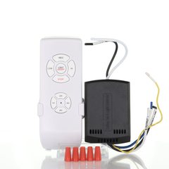 View Generic 3-in-1 Small Size Universal with Light and Timing Ceiling Fan Remote Control Kit 360° photo gallery