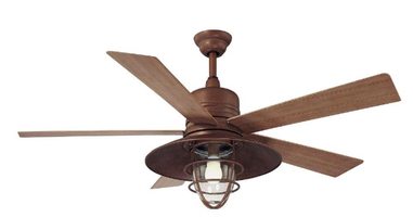 Hampton Bay Metro 54 in. Indoor/Outdoor Rustic Copper Ceiling Fan