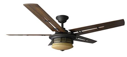 Hampton Bay Pendleton 52 in Indoor Walnut Oil Rubbed bronze Ceiling Fan