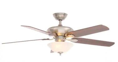 Hampton Bay Flowe 52 in Brushed Nickel Ceiling Fan