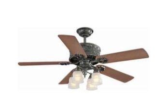 Hampton Bay Hyde Park II 52 in Pewter Ceiling Fan