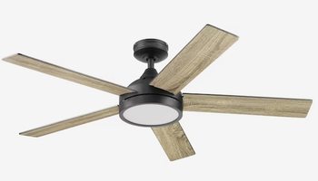 Harbor Breeze 42312 Camden 52in Matte Black Indoor Ceiling Fan