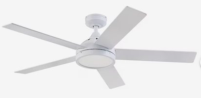 Harbor Breeze 42472 Camden 52in White Indoor Ceiling Fan