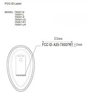 Harbor Breeze A25-TX007-R1/N/L/S/LS/LR Ceiling Fan Remote Control