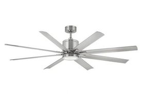 Hinkley Lighting 902466FBNLWD Vantage 66 Inch 8 Blade Ceiling Fan with Light Kit